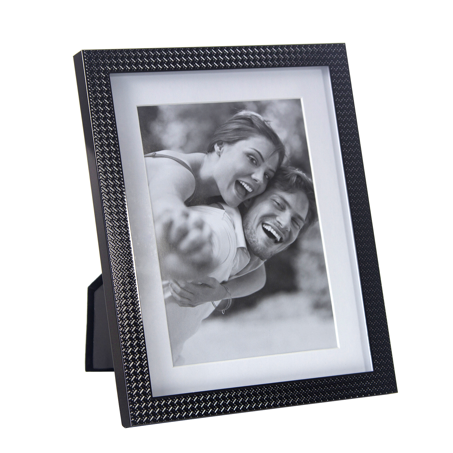 Herringbone Gun Metal Photo Frame 5" x 7" Home Store + More